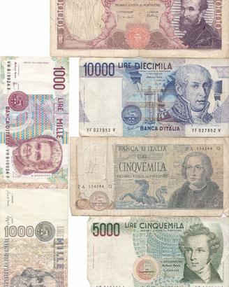 Banconote e Monete della Lira ed Estere