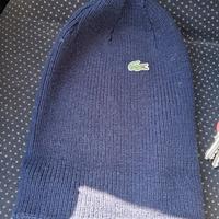 Lacoste berretta lana blu