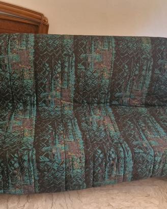 Divano letto con doghe in legno 170 cm