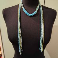 Collana perline vetro sfumate