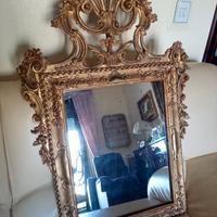 specchiera antichizzata da consol