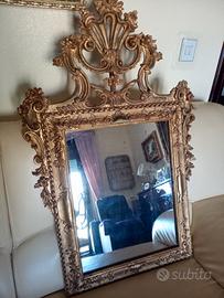 specchiera antichizzata da consol