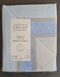 Set lenzuola flanella singolo NUOVE 100% cotone
