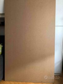 Pannello legno MDF misura 120x200 cm spessore 1,9