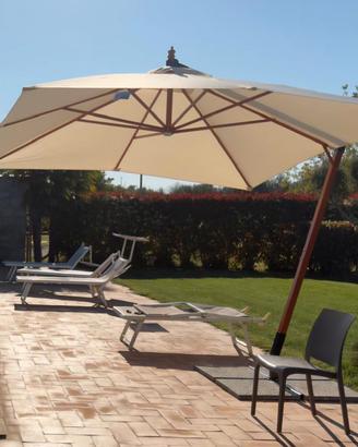 Ombrellone Legno Abete 3x3 o 3x4 da 260euro 