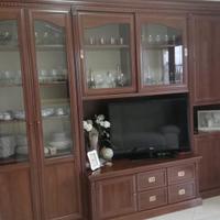 parete attrezzata in arte povera 