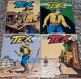 fumetti Tutto Tex n. 60- 66 - 68 - 69
