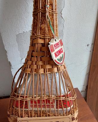 cestello in vimini portaprosciutto