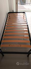 materasso singolo + rete ortopedica
