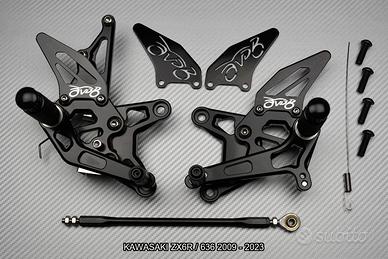 Pedane arretrate KAWASAKI ZX6R 600 636 2009 - 2023