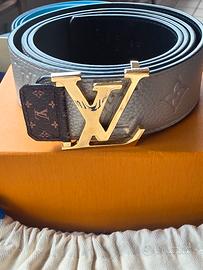 CINTURA REVERSIBILE LOUIS VUITTON NUOVA IN PELLE 
