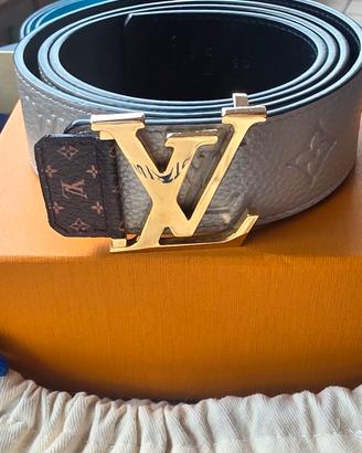 CINTURA REVERSIBILE LOUIS VUITTON NUOVA IN PELLE 