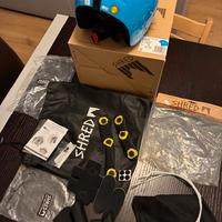 Casco sci Shred con mentoniera