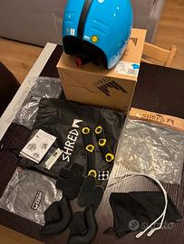 Casco sci Shred con mentoniera