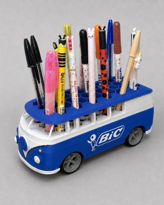 Portapenne Bic Stile Van VW Bulli T1