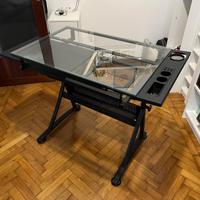 TAVOLO DA DISEGNO IN VETRO