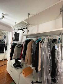 Armadio open + cassetti IKEA