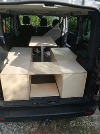 allestimento camperizzato per furgone