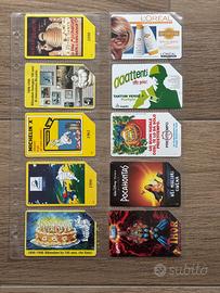 Lotto schede telefoniche rare Michelin e Thor