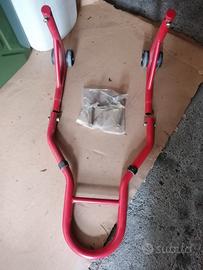 Cavalletto moto con ruote posteriore