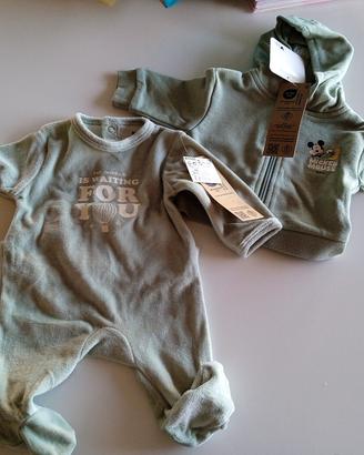 tutina e felpa Kiabi 1 mese