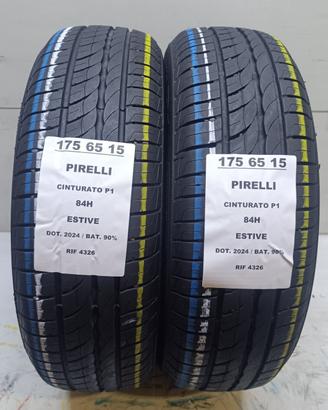 2 GOMME 175 65 15 PIRELLI 2024 RIF4326