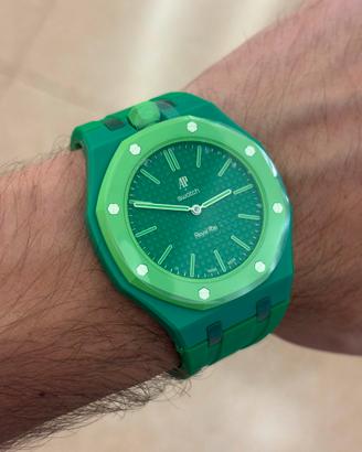Audemars piguet x swatch green eight