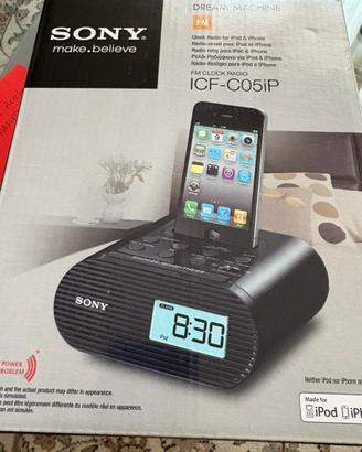 Radio clock  iphone & IPOD SONY