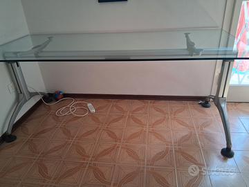 tavolo direzionale cristallo Frezza 180x80
