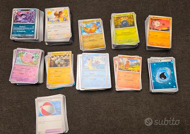 Lotto 750 carte Pokémon set 151 