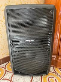 CASSE PROEL CON MIXER E PC