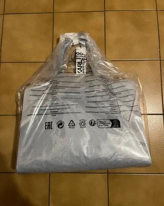 Borsa celeste Karl Lagerfeld nuova in cellophane
