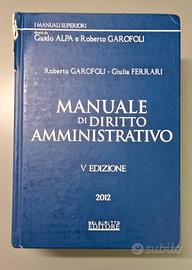 Manuale di diritto amministrativo V edizione 2012