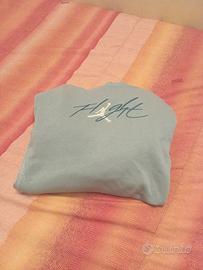 felpa con cappuccio Jordan celeste 