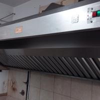 cappa cucina professionale 2.5 metri 