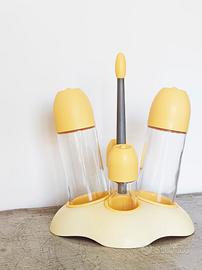 Set contenitori cucina - sale/pepe/olio/aceto