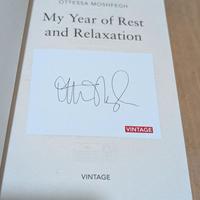 "Il mio anno di riposo e oblio" (autografato)