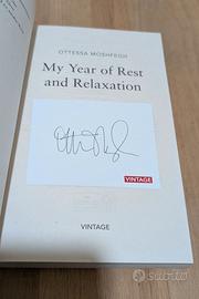 "Il mio anno di riposo e oblio" (autografato)