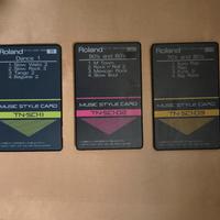 Roland TN Card schede suoni sintetizzatori 