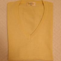 Gilet giallo lana/acrilico