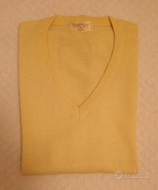 Gilet giallo lana/acrilico