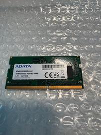RAM ADATA 8GB DDR4 3200MHz SO-DIMM NUOVA