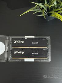 Kingston Fury Beast DDR5 16GB NUOVE, MAI USATE