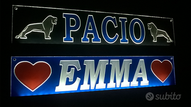 Targhe tabelle a led per camion