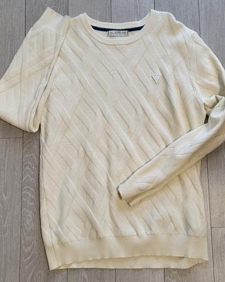 Magliine guess bianco taglia XL