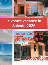 Vacanze low cost Salento vicino Gallipoli
