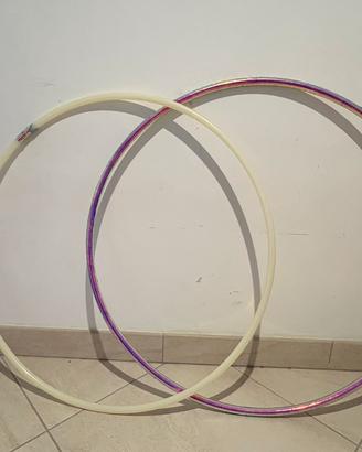 Cerchi ginnastica ritmica 80 cm e 75 cm