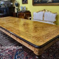 Tavolo allungabile fino a 326 cm. stile inglese