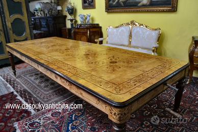 Tavolo allungabile fino a 326 cm. stile inglese