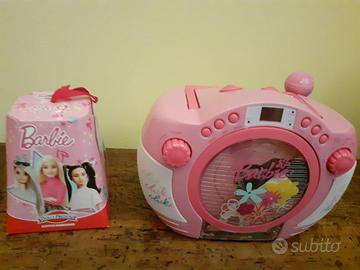 BARBIE ..."lotto zero"pezzo unico radio cd karaoke